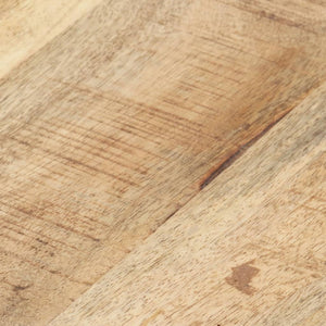 vidaXL Table basse grise 68x68x30 cm Bois de manguier massif