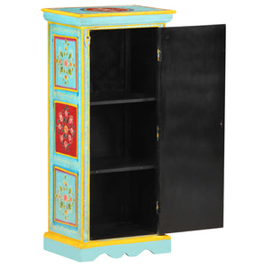 Handbemaltes Highboard Mango Massivholz 90cm