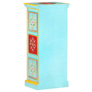 Handbemaltes Highboard Mango Massivholz 90cm