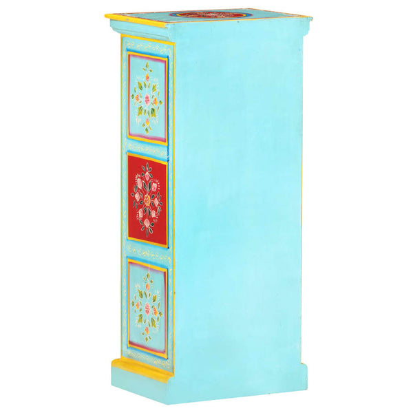 Handbemaltes Highboard Mango Massivholz 90cm