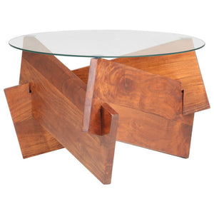 Couchtisch Akazie Massivholz 60 cm