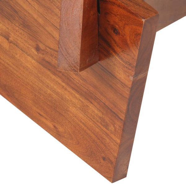 Couchtisch Akazie Massivholz 60 cm