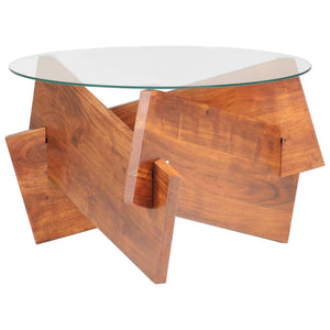 Couchtisch Akazie Massivholz 60 cm