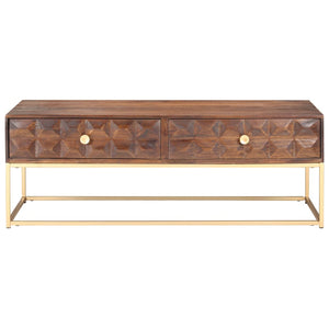 Massivholz Couchtisch Mango 112x50 cm