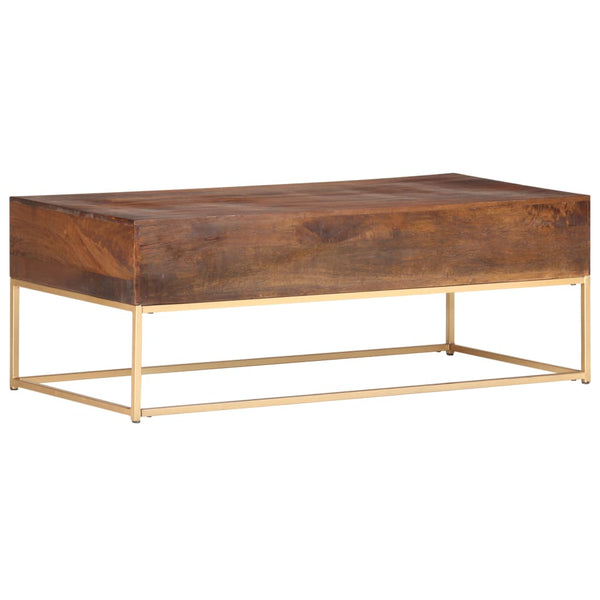 Massivholz Couchtisch Mango 112x50 cm