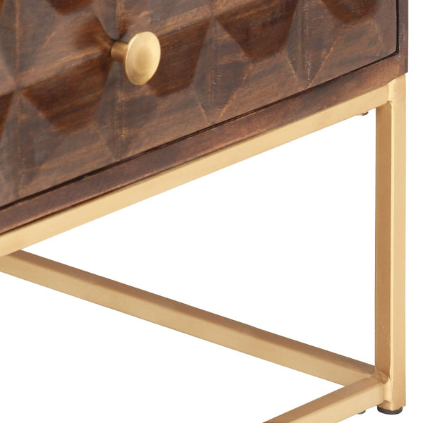 Massivholz Couchtisch Mango 112x50 cm