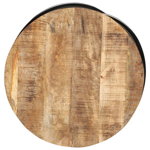 Schwarzer Couchtisch Mango Massivholz 60x60 cm