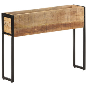 Pflanzkübel aus Mangoholz, 90 cm