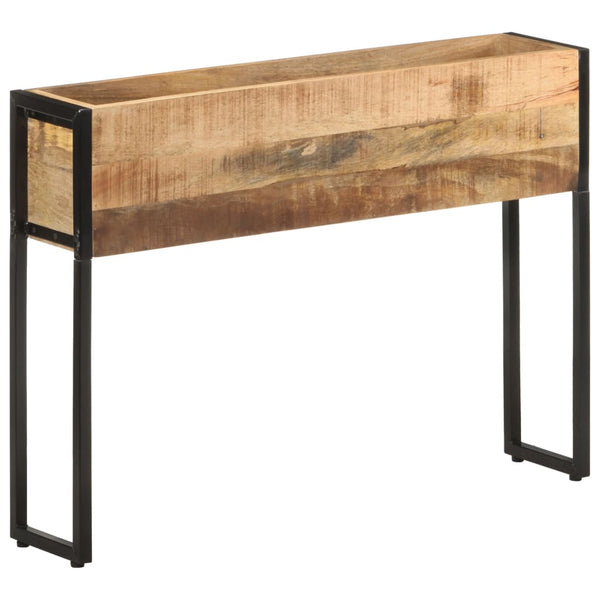 Pflanzkübel aus Mangoholz, 90 cm