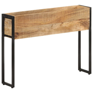 Pflanzkübel aus Mangoholz, 90 cm