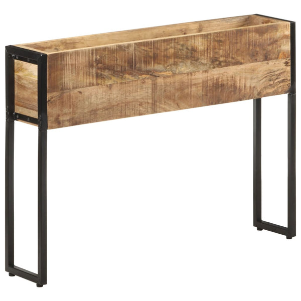 Pflanzkübel aus Mangoholz, 90 cm