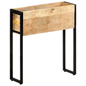 Pflanzkübel aus Mangoholz, 60 cm
