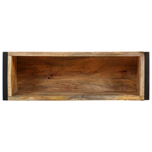 Pflanzkübel aus Mangoholz, 60 cm