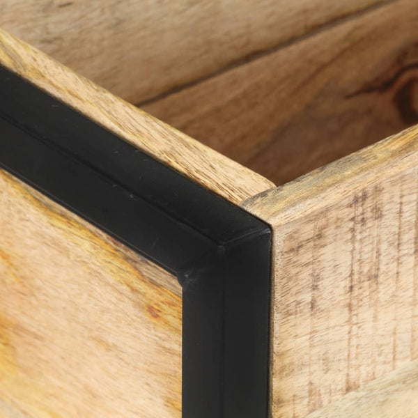 Pflanzkübel aus Mangoholz, 60 cm