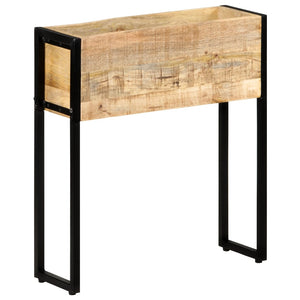 Pflanzkübel aus Mangoholz, 60 cm
