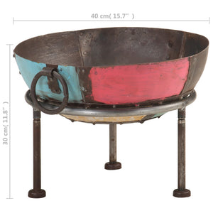 Rustikale Feuerstelle Ø 40cm für Garten & Terrasse
