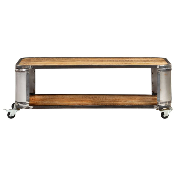 Couchtisch 100x50x35 cm Massivholz Mango