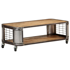 Couchtisch 100x50x35 cm Massivholz Mango
