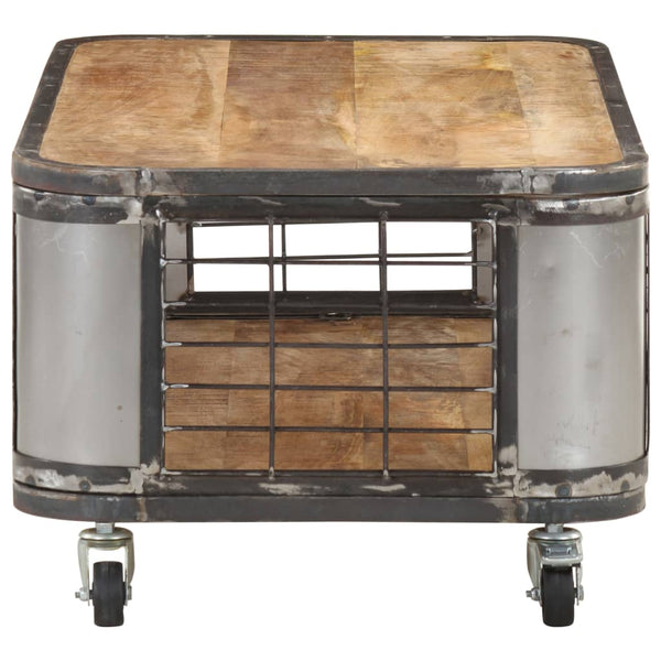 Couchtisch 100x50x35 cm Massivholz Mango