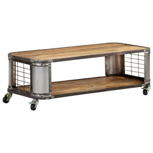 Couchtisch 100x50x35 cm Massivholz Mango