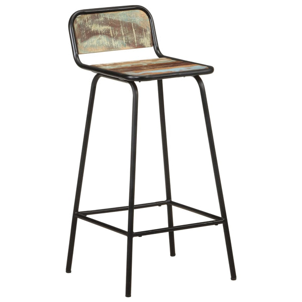 Barstühle 4er Set Altholz Massiv