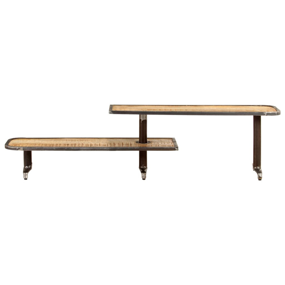 vidaXL Meuble TV 160x30x40 cm Bois de manguier massif
