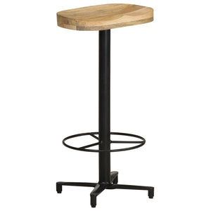 Barhocker 2er Set Mango Massivholz 76cm