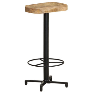 Barhocker 2er Set Mango Massivholz 76cm