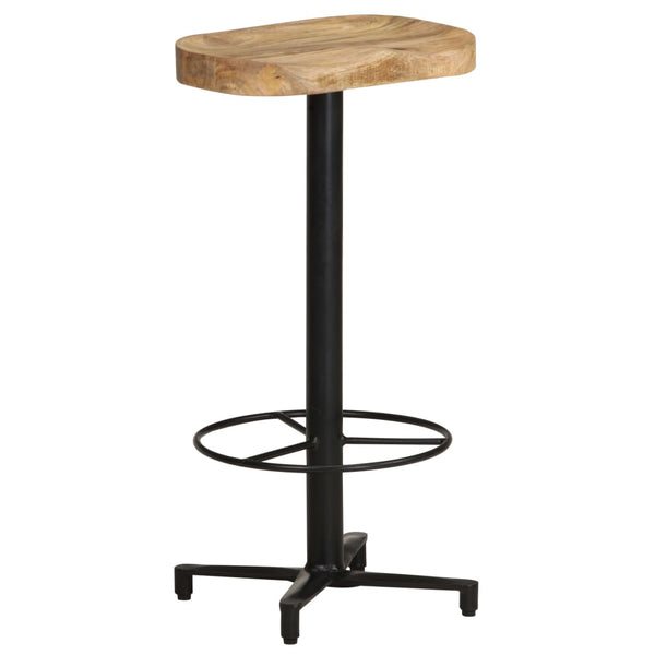 Barhocker 2er Set Mango Massivholz 76cm