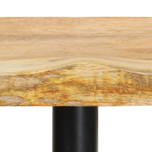 Barhocker 2er Set Mango Massivholz 76cm
