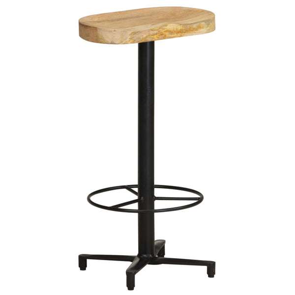 Barhocker 2er Set Mango Massivholz 76cm