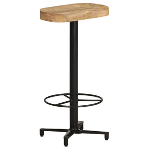 Barhocker 2er Set Mango Massivholz 76cm