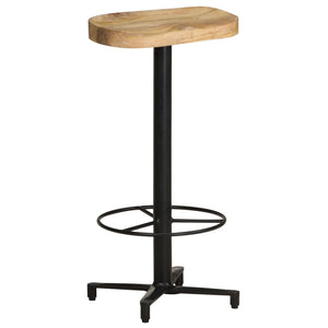 Barhocker 2er Set Mango Massivholz 76cm