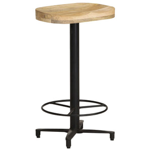 vidaXL Tabourets de bar 2 pcs 66 cm Bois de manguier massif