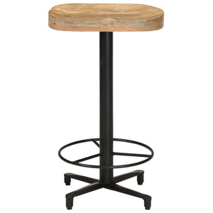 vidaXL Tabourets de bar 2 pcs 66 cm Bois de manguier massif