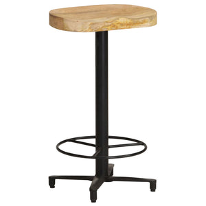 vidaXL Tabourets de bar 2 pcs 66 cm Bois de manguier massif