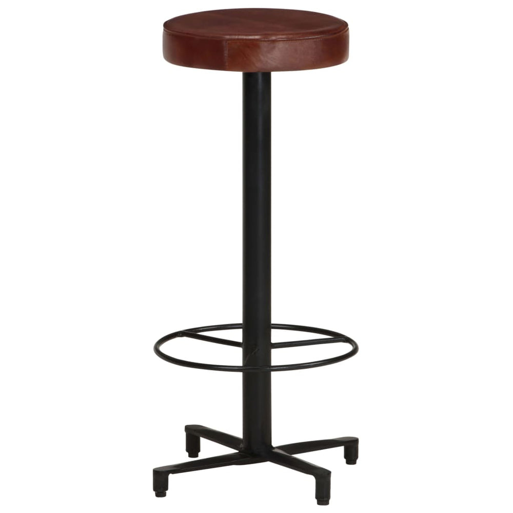 Echtleder Barhocker 76 cm, 2er-Set
