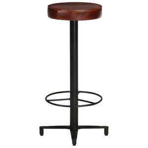 Echtleder Barhocker 76 cm, 2er-Set