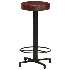 Echtleder Barhocker 2er Set, 66 cm