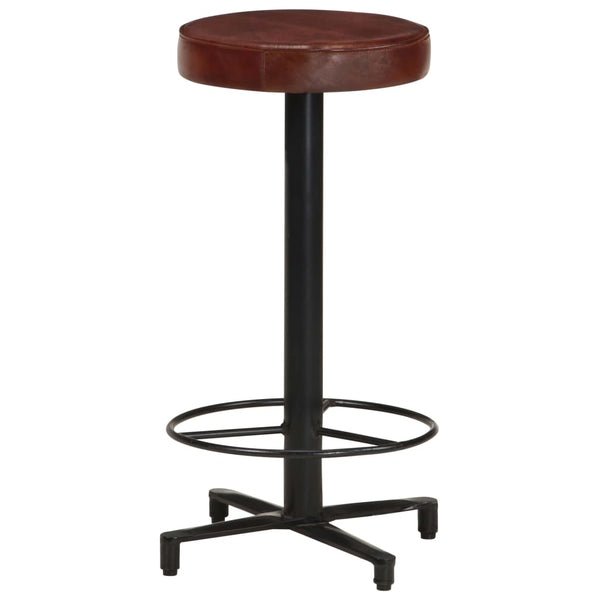 Echtleder Barhocker 2er Set, 66 cm