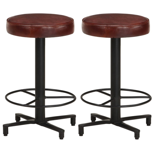 Echtleder Barhocker 2er Set