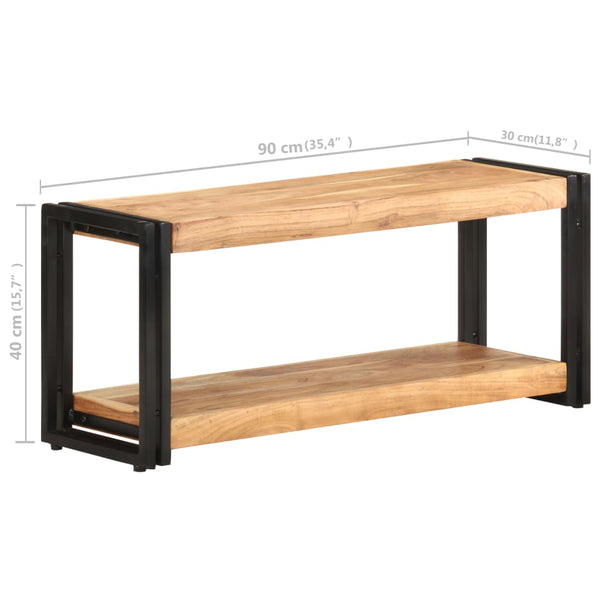 Massivholz TV-Schrank Akazie 90 cm