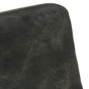 Graues 2-Sitzer Ledersofa