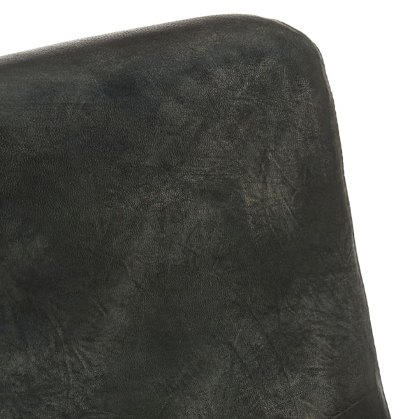 Graues 2-Sitzer Ledersofa