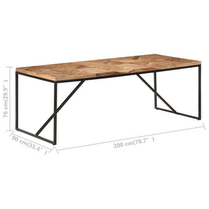 Esstisch Akazie Mango 200x90 cm