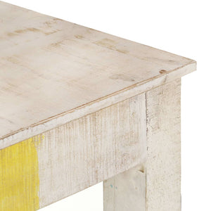 Weißer Konsolentisch aus Mangoholz, 115 cm