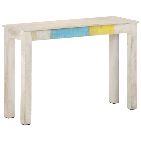 Weißer Konsolentisch aus Mangoholz, 115 cm