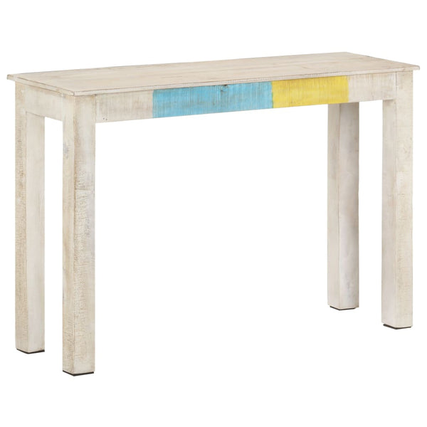 Weißer Konsolentisch aus Mangoholz, 115 cm