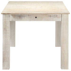 Esstisch Weiß Mango Massivholz 180 cm