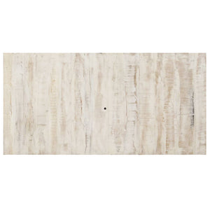 Esstisch Weiß Mango Massivholz 180 cm